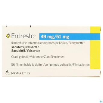 Entresto  49mg/ 51mg comp pell  56