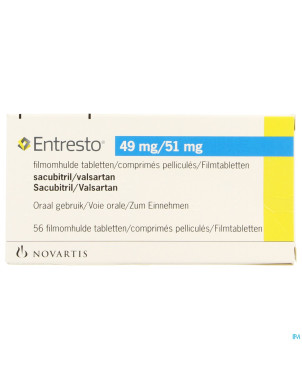 Entresto  49mg/ 51mg comp pell  56