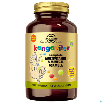 Solgar kangavites tropical punch    comp croq  60