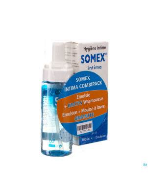Somex intima 100ml + mousse 150ml    gratuit