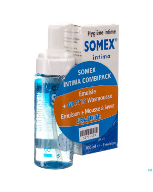 Somex intima 100ml + mousse 150ml    gratuit