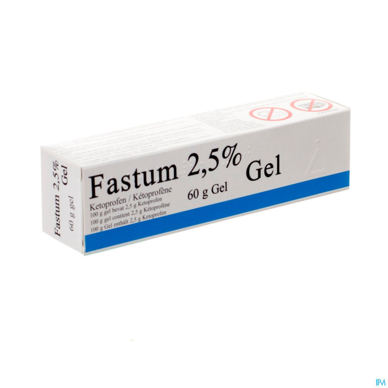Fastum gel 2,5% impexeco    tube  60g pip