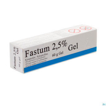 Fastum gel 2,5% impexeco    tube  60g pip