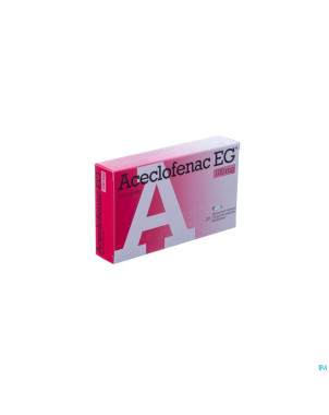 Aceclofenac eg 100mg comp pell  20x100mg