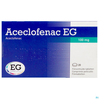Aceclofenac eg 100mg comp pell  20x100mg
