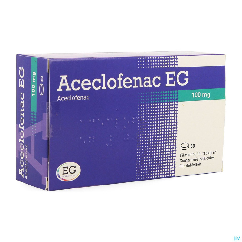 Aceclofenac eg 100mg comp pell  60x100mg