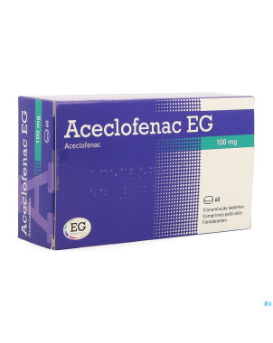 Aceclofenac eg 100mg comp pell  60x100mg