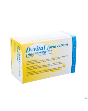 D-vital forte citron 1000mg/880ui efferv. sach 30