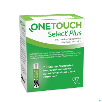 Onetouch select plus tigettes 50