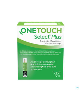 Onetouch select plus tigettes 50