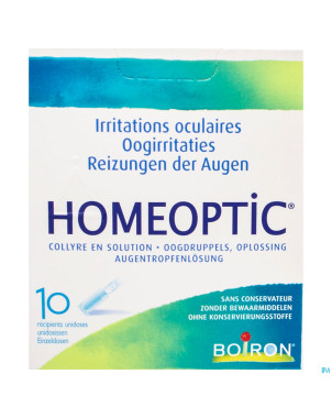 Homeoptic unidoses 10 x 0,4ml boiron