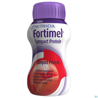 Fortimel compact protein fruits rouges    4x125ml