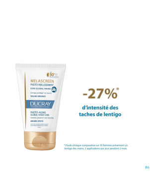 Ducray melascreen photo aging soins glob.mains50ml