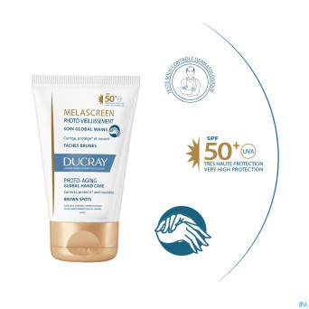 Ducray melascreen photo aging soins glob.mains50ml