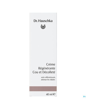 Dr.hauschka creme regenerant cou decollete 40ml fr