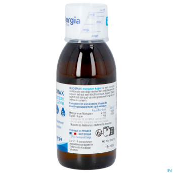 Oligomax manganese cuivre    150ml
