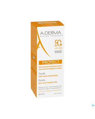 Aderma protect fluide spf50+    40ml