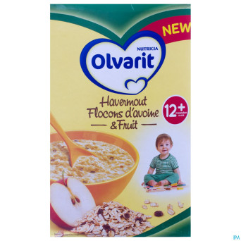 Olvarit flocons avoine & fruit    12m 250g