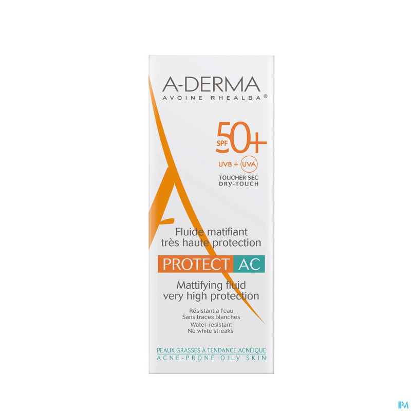 Aderma protect creme acne ip50+    tube  40ml