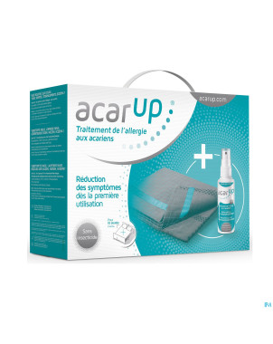 Acar up acarien kit duo 2 textiles + vapo 100ml