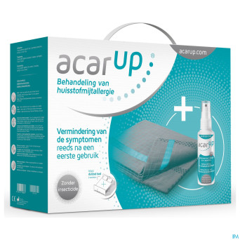 Acar up acarien kit duo 2 textiles + vapo 100ml