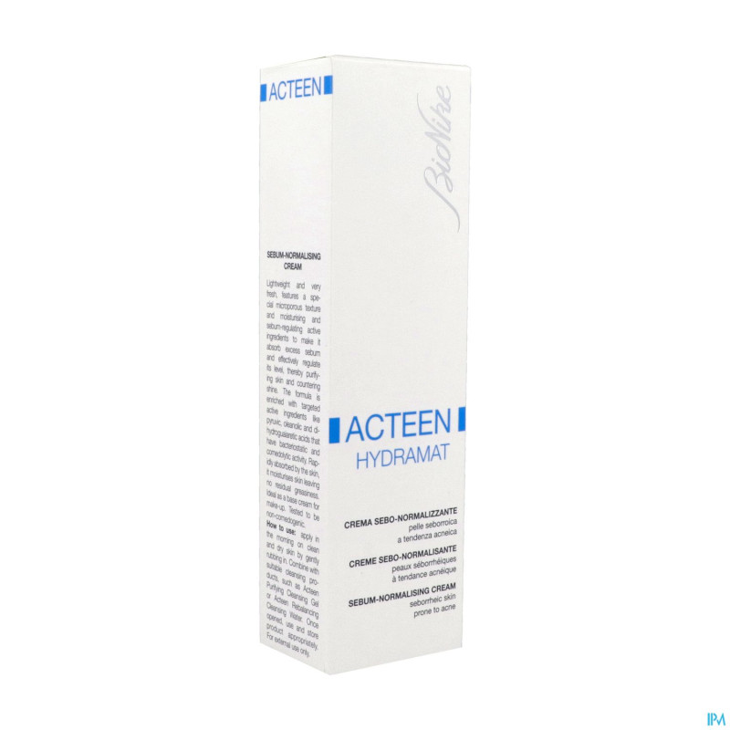 Bionike acteen hydramat seboregulatrice  tube 40ml