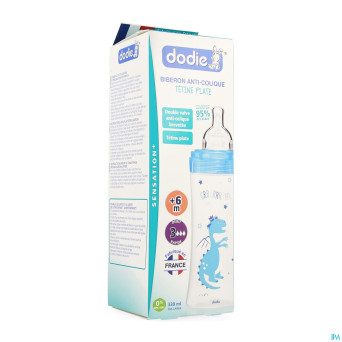 Dodie biberon sensation+ garcon    330ml