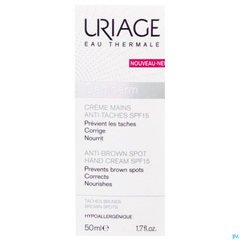 Uriage depiderm cx creme mains a/taches ip15  50ml