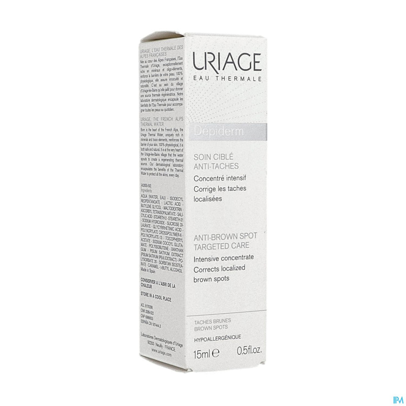 Uriage depiderm cx soin cible a/taches    10ml