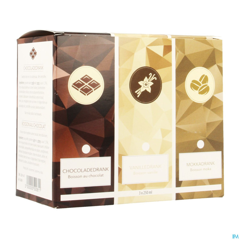 Medskin boisson moka tetra 3x250ml