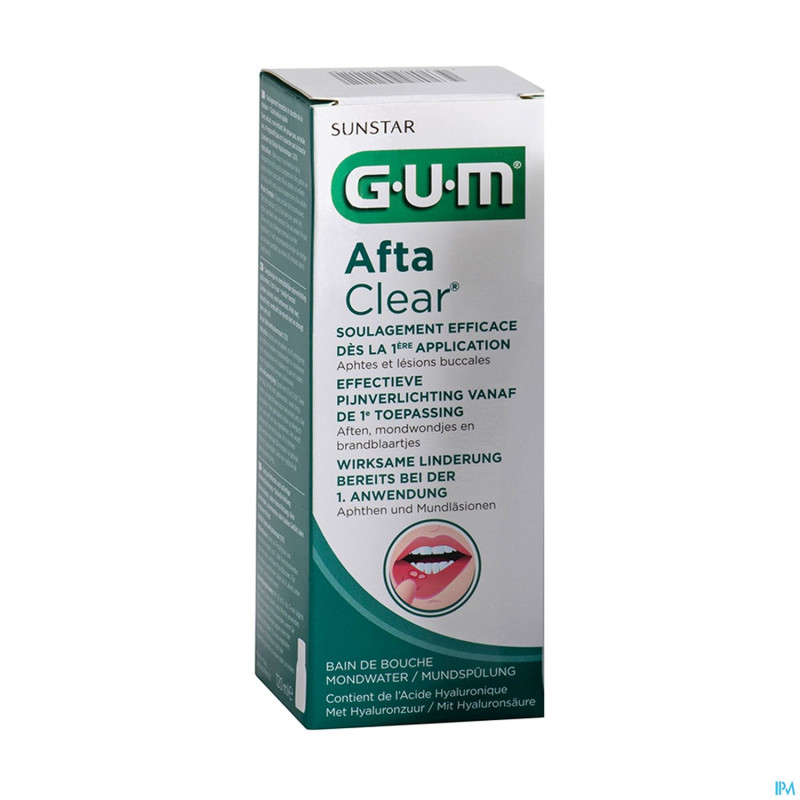 Gum aftaclear bain bouche    120ml