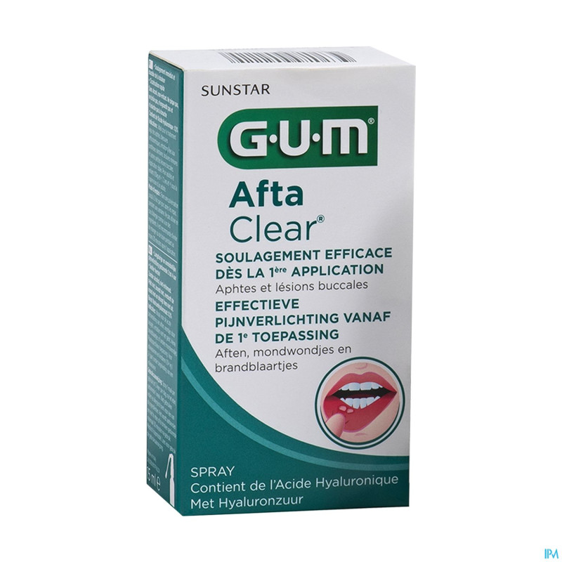 Gum aftaclear spray buccal    15ml