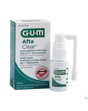 Gum aftaclear spray buccal    15ml