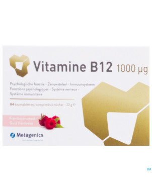 Vitamine b12 1000mcg comp croq  84    metagenics