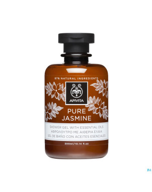 Apivita gel douche pure jasmine    300ml