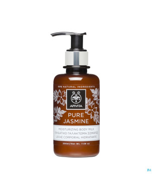 Apivita creme corp hydratante pure jasmine   200ml