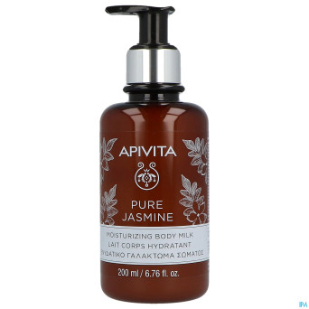 Apivita creme corp hydratante pure jasmine   200ml