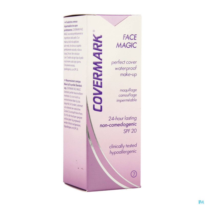 Covermark face magic n7 brun rouille    30ml