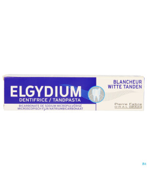Elgydium dentifrice blancheur  75ml