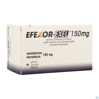 Efexor exel 150mg lib prol.caps  98x150mg pip