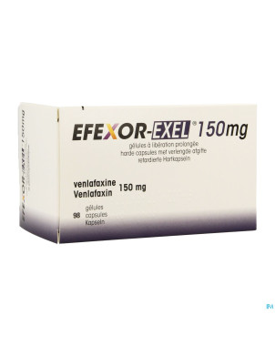 Efexor exel 150mg lib prol.caps  98x150mg pip