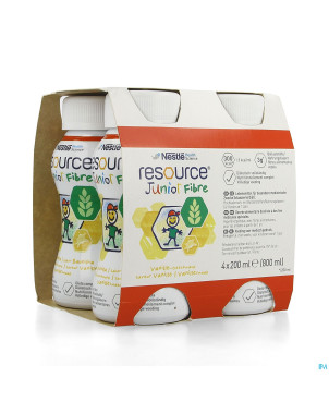 Resource junior fibre vanille    4x200ml