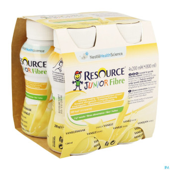 Resource junior fibre vanille    4x200ml