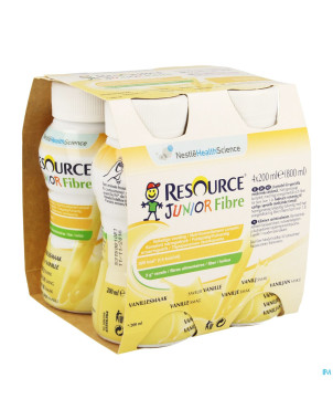 Resource junior fibre vanille    4x200ml