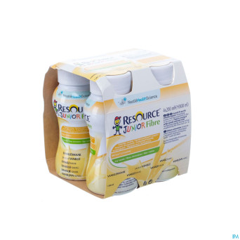 Resource junior fibre vanille    4x200ml