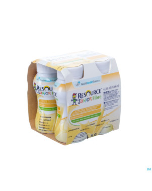 Resource junior fibre vanille    4x200ml