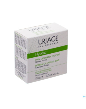 Uriage hyseac pain dermatologique savon    100g