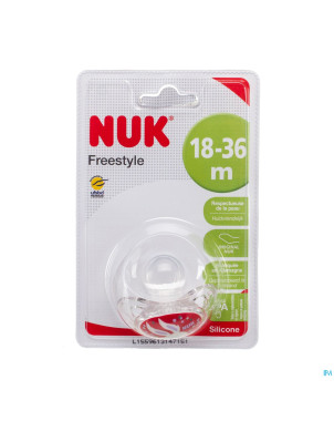 Nuk sucette freestyle lapin +18m