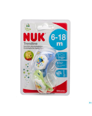 Nuk sucette duo winnie tp 6-18m