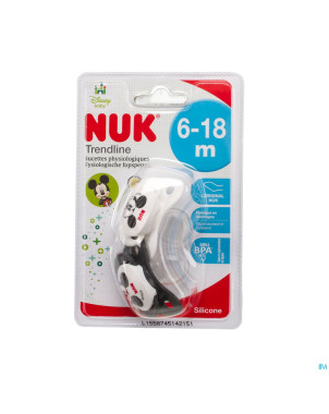 Nuk sucette duo mickey 6-18m